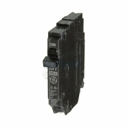 AMERICAN IMAGINATIONS Circuit Breaker, 15A, 120/240V AC, 1 Pole, Plug In Mounting Style, THQP Series AI-36875